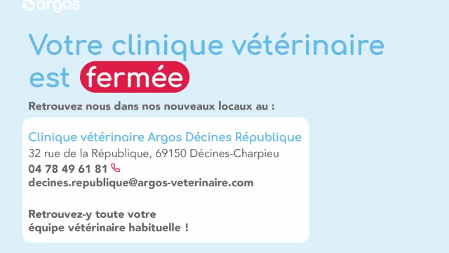 Clinique vétérinaire Argos Décines Bonneveau